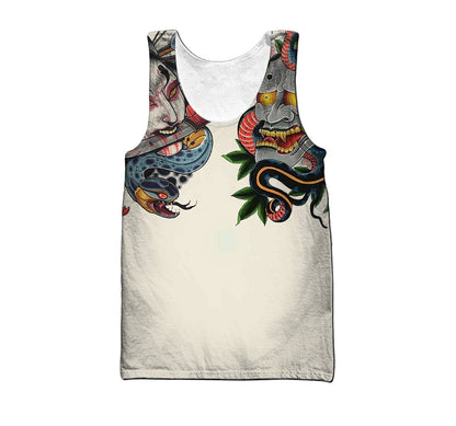 Japan Culture 3D All Over Printed Unisex Shirts