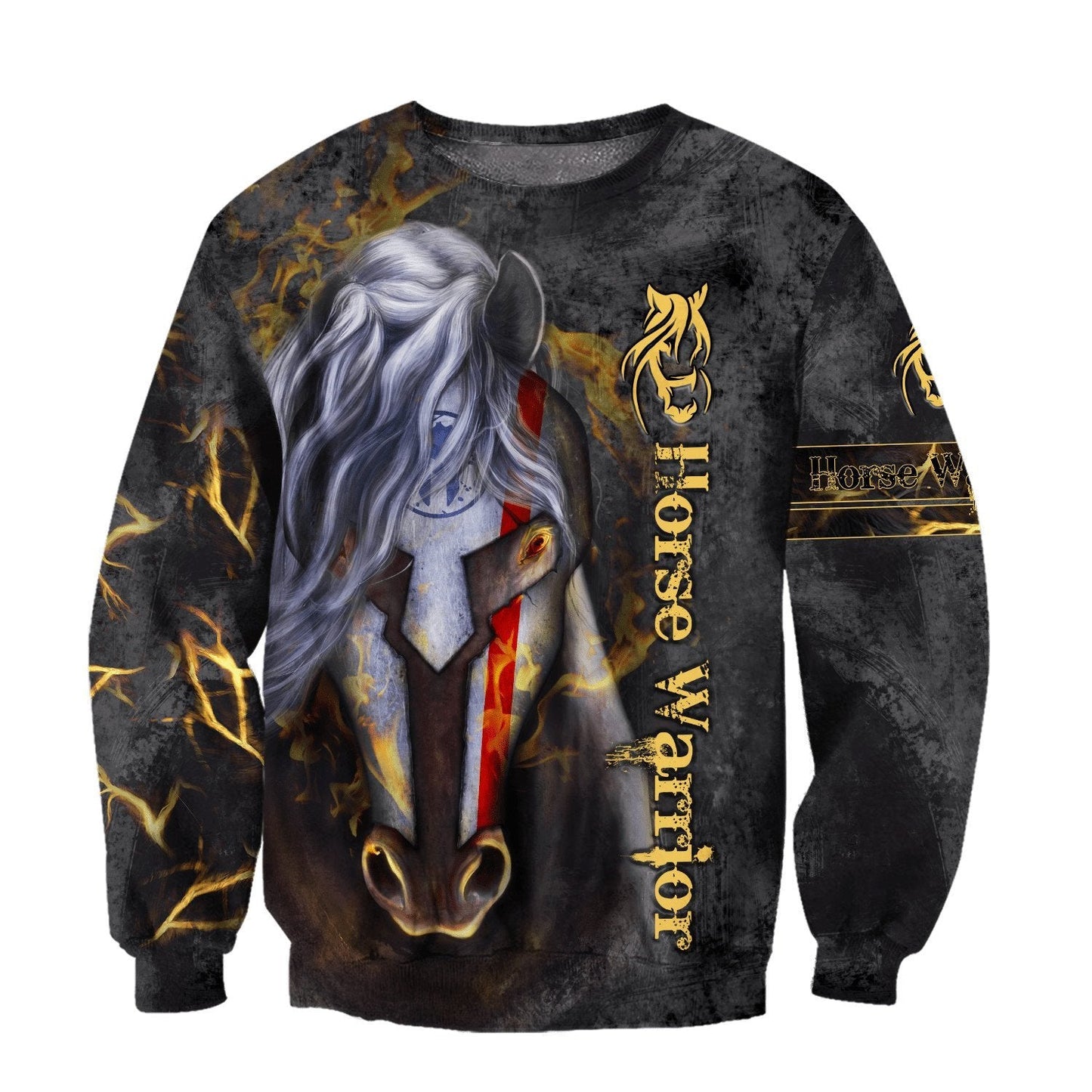 Horse Warrior 3D All Over Printed Hoodie For Men And Women HHT18122001VH