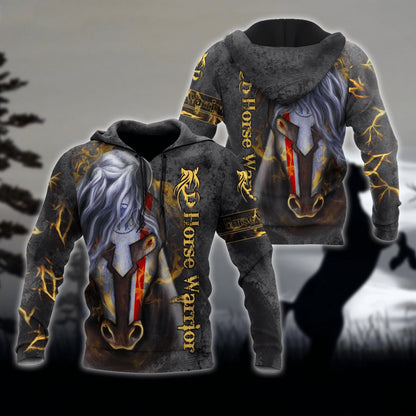 Horse Warrior 3D All Over Printed Hoodie For Men And Women HHT18122001VH