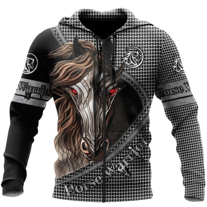 Horse Warrior 3D All Over Printed Hoodie For Men And Women HHT18122002VH