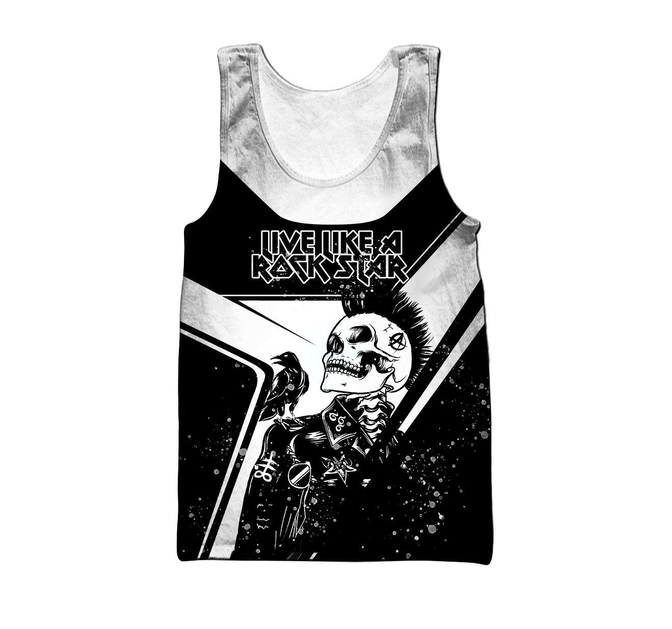 Skull Rock Hoodie For Men And Women