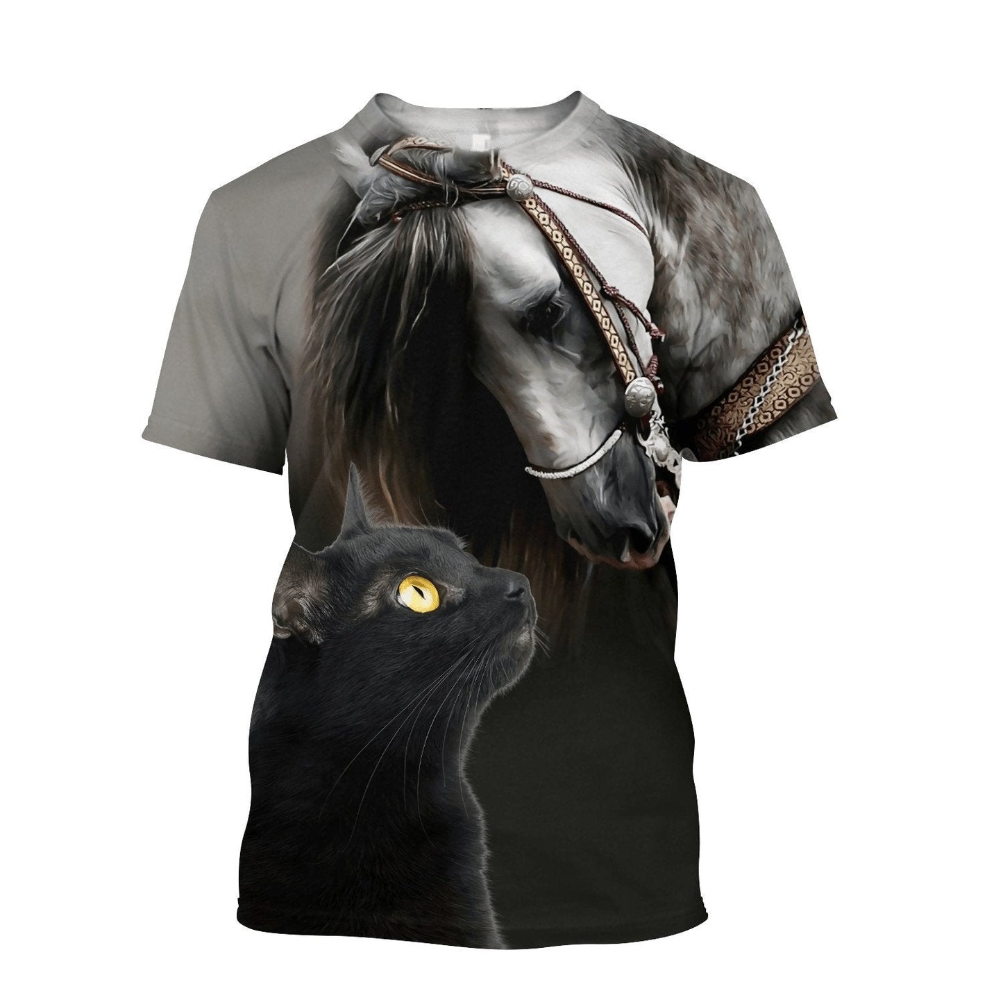 Horse And Cat Lovers 3D All Over Printed Shirts For Men And Women HHT23122005