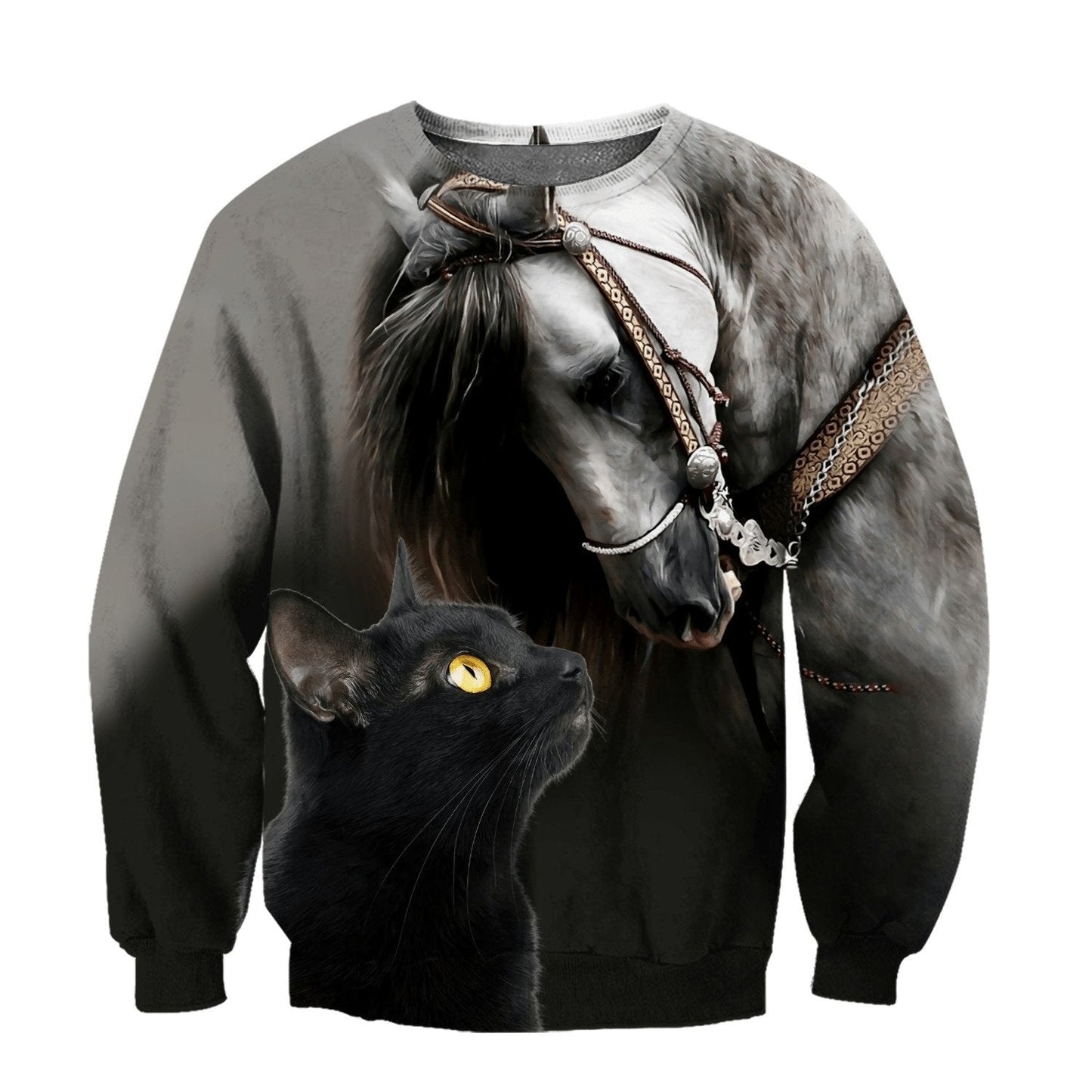 Horse And Cat Lovers 3D All Over Printed Shirts For Men And Women HHT23122005