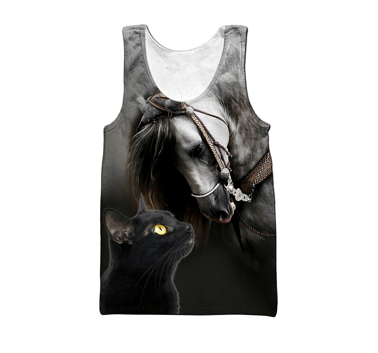 Horse And Cat Lovers 3D All Over Printed Shirts For Men And Women HHT23122005