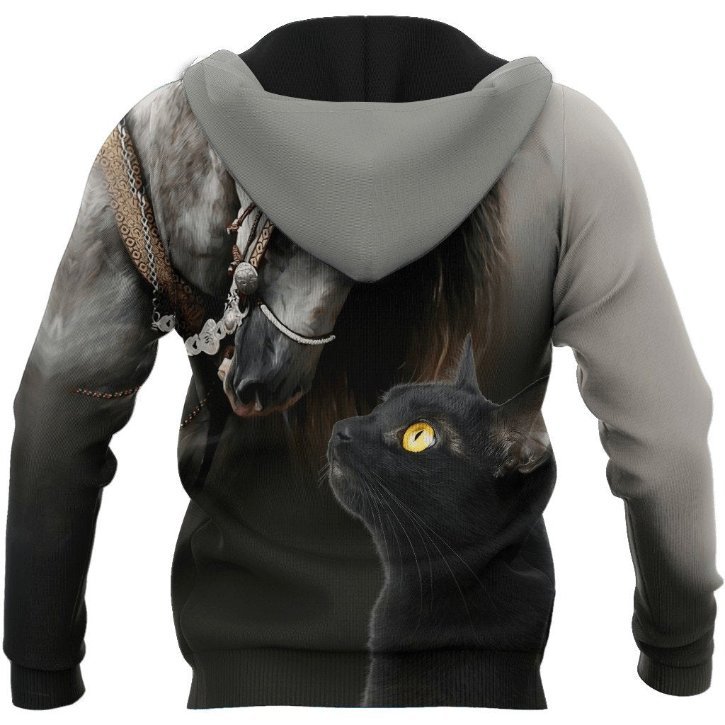 Horse And Cat Lovers 3D All Over Printed Shirts For Men And Women HHT23122005