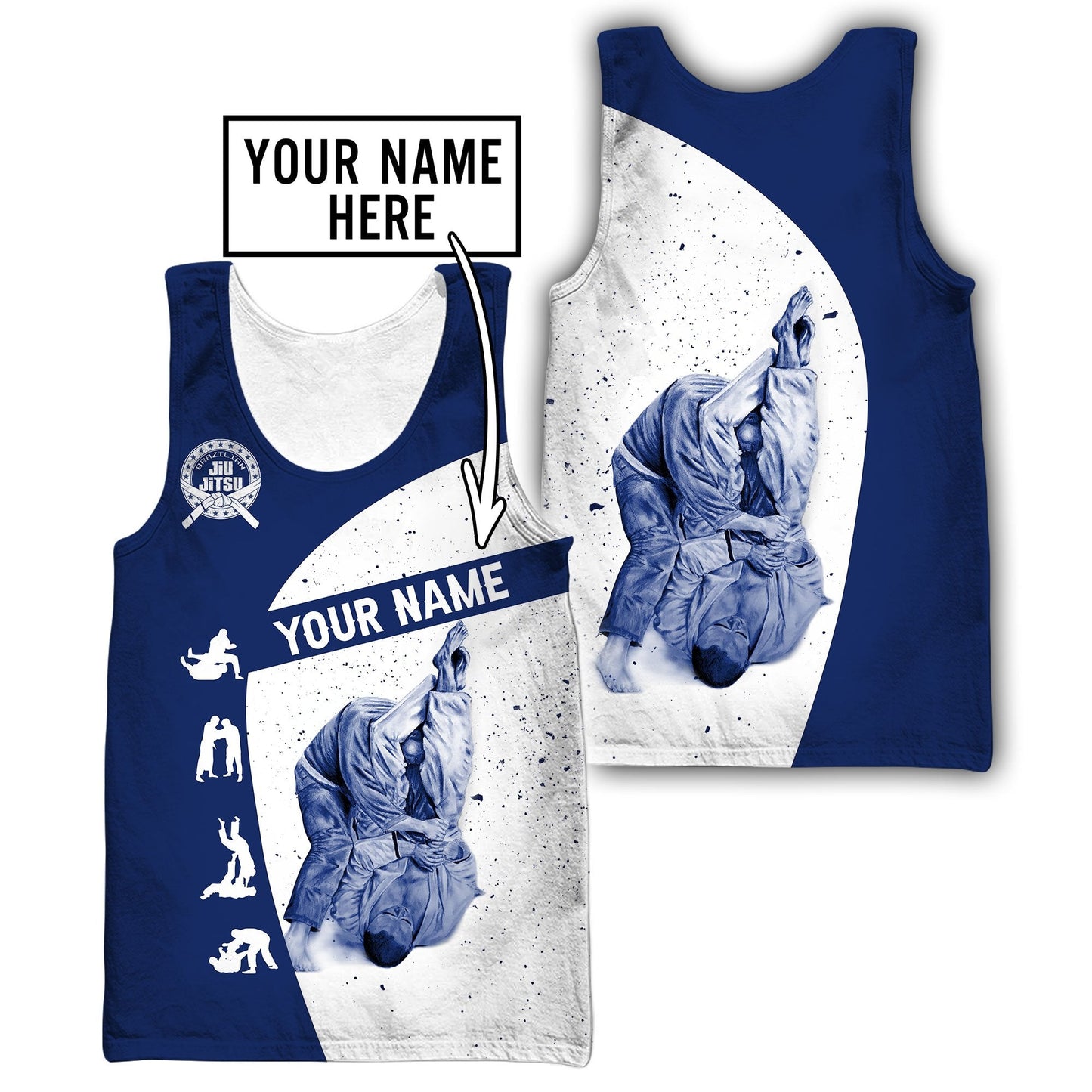 Customize Name Jiu Jitsu Hoodie For Men And Women
