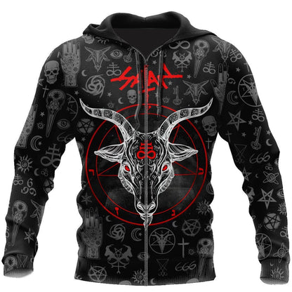 Skull Satanic Hoodie For Men And Women TR2512204