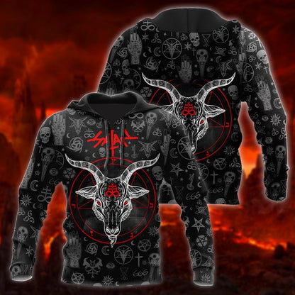 Skull Satanic Hoodie For Men And Women TR2512204
