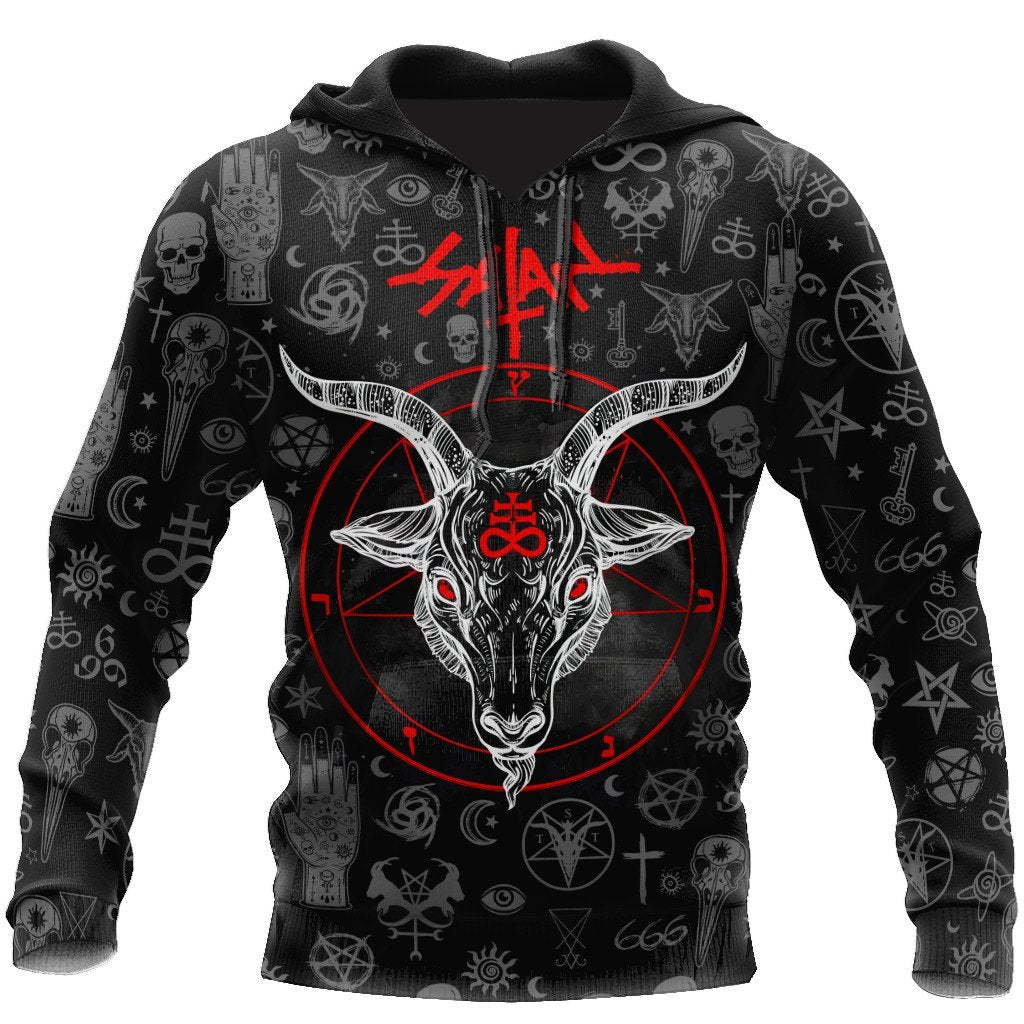 Skull Satanic Hoodie For Men And Women TR2512204