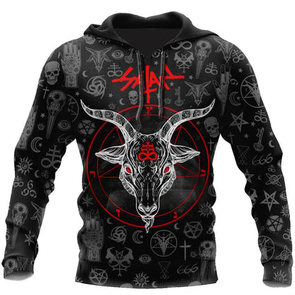 Skull Satanic Hoodie For Men And Women TR2512204