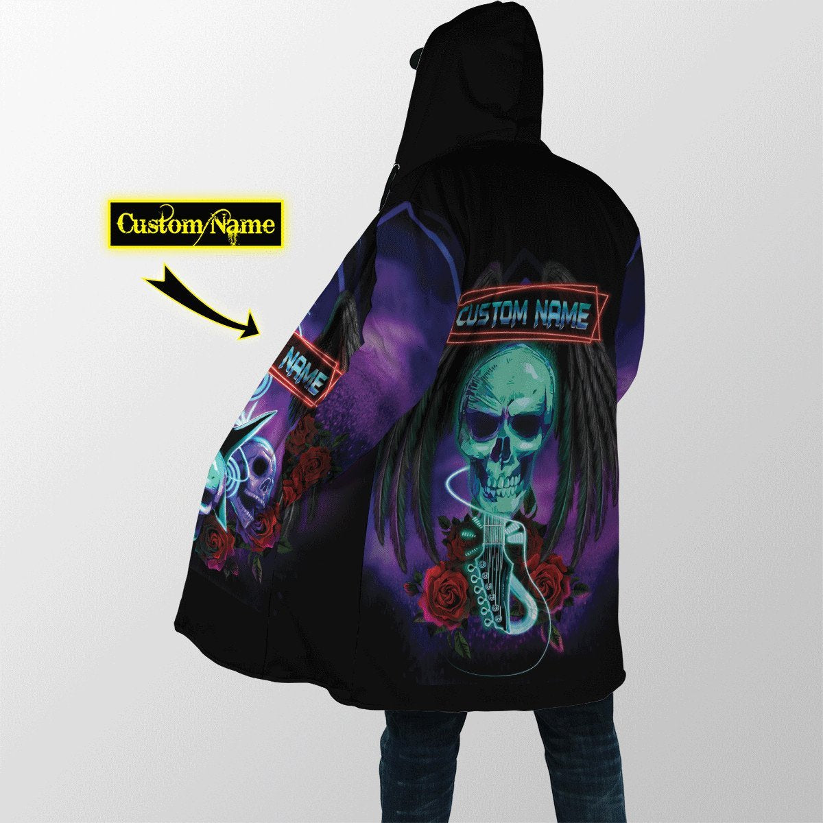 Customize Name Skull Cloak For Men And Women VP28122001HHND