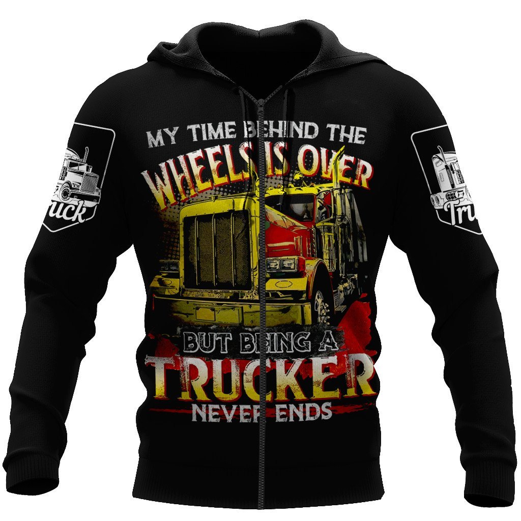 Trucker 3D All Over Printed Shirts For Men and Women