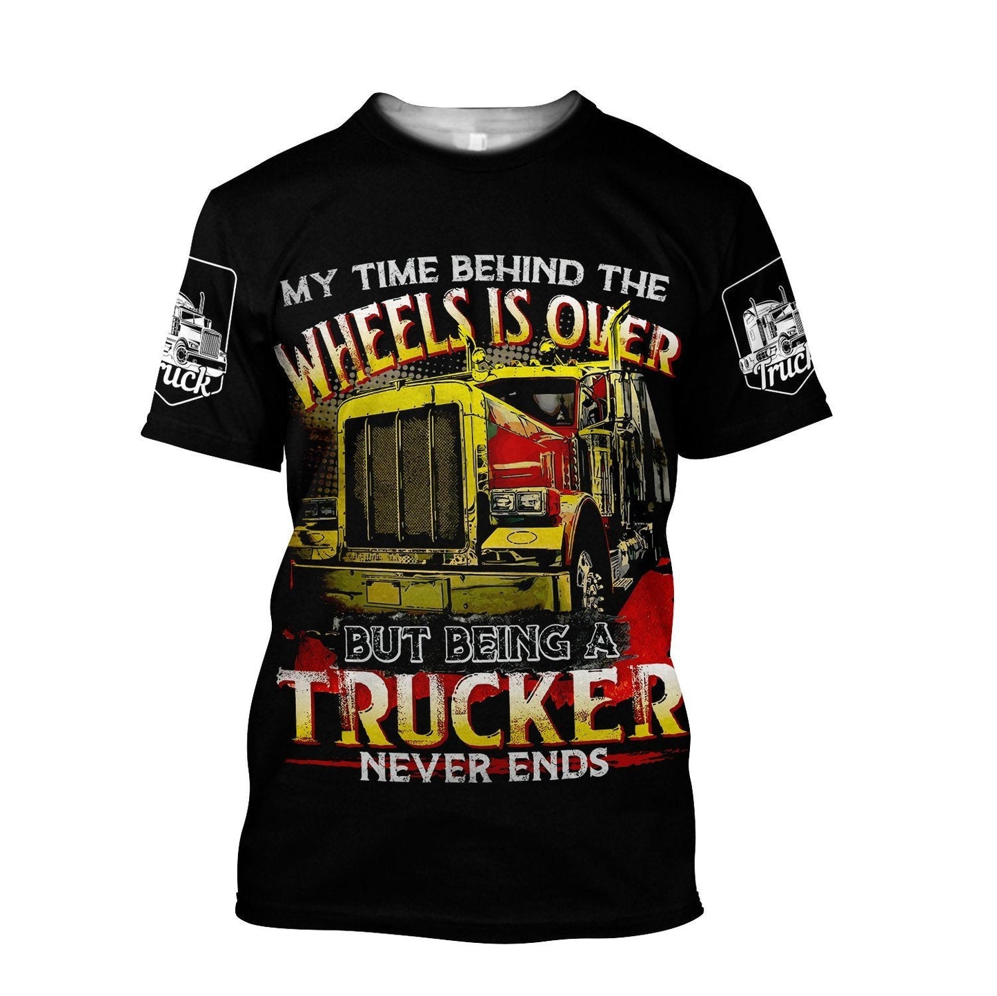Trucker 3D All Over Printed Shirts For Men and Women