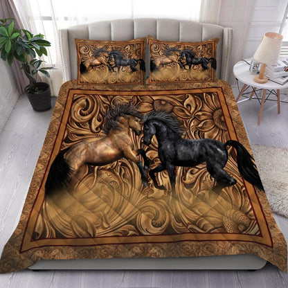 Horse Lover Quilt Bedding Set HHT28122003