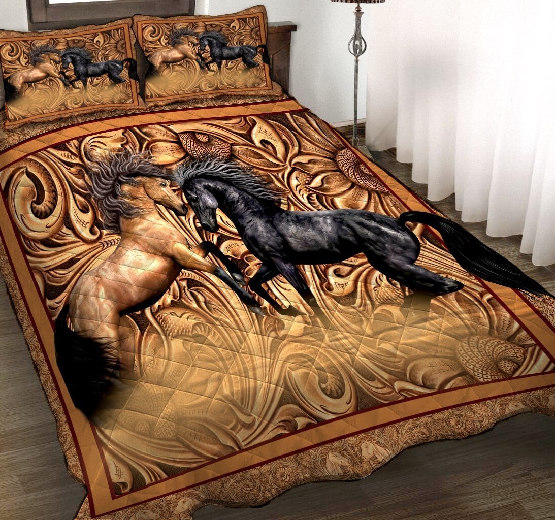 Horse Lover Quilt Bedding Set HHT28122003