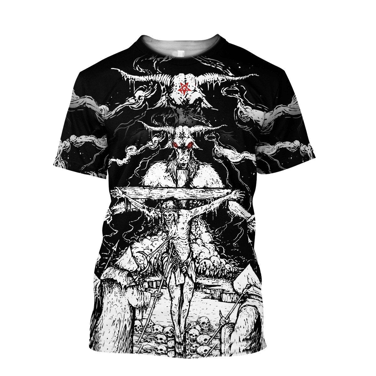 Skull Satanic Hoodie For Men And Women VP30122001