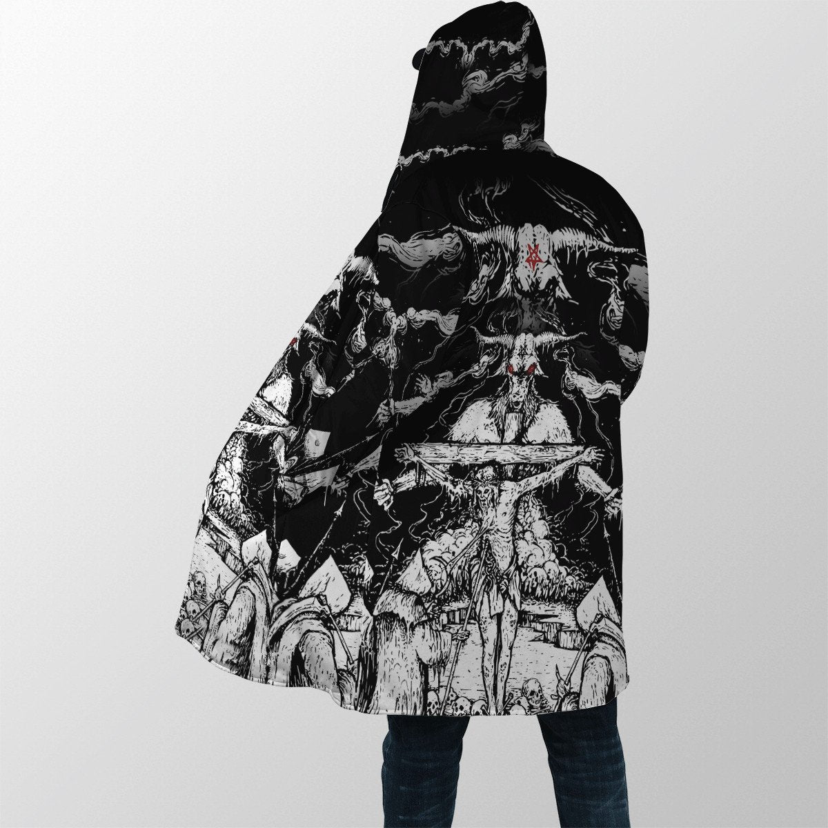 Skull Satanic Cloak For Men And Women VP30122001