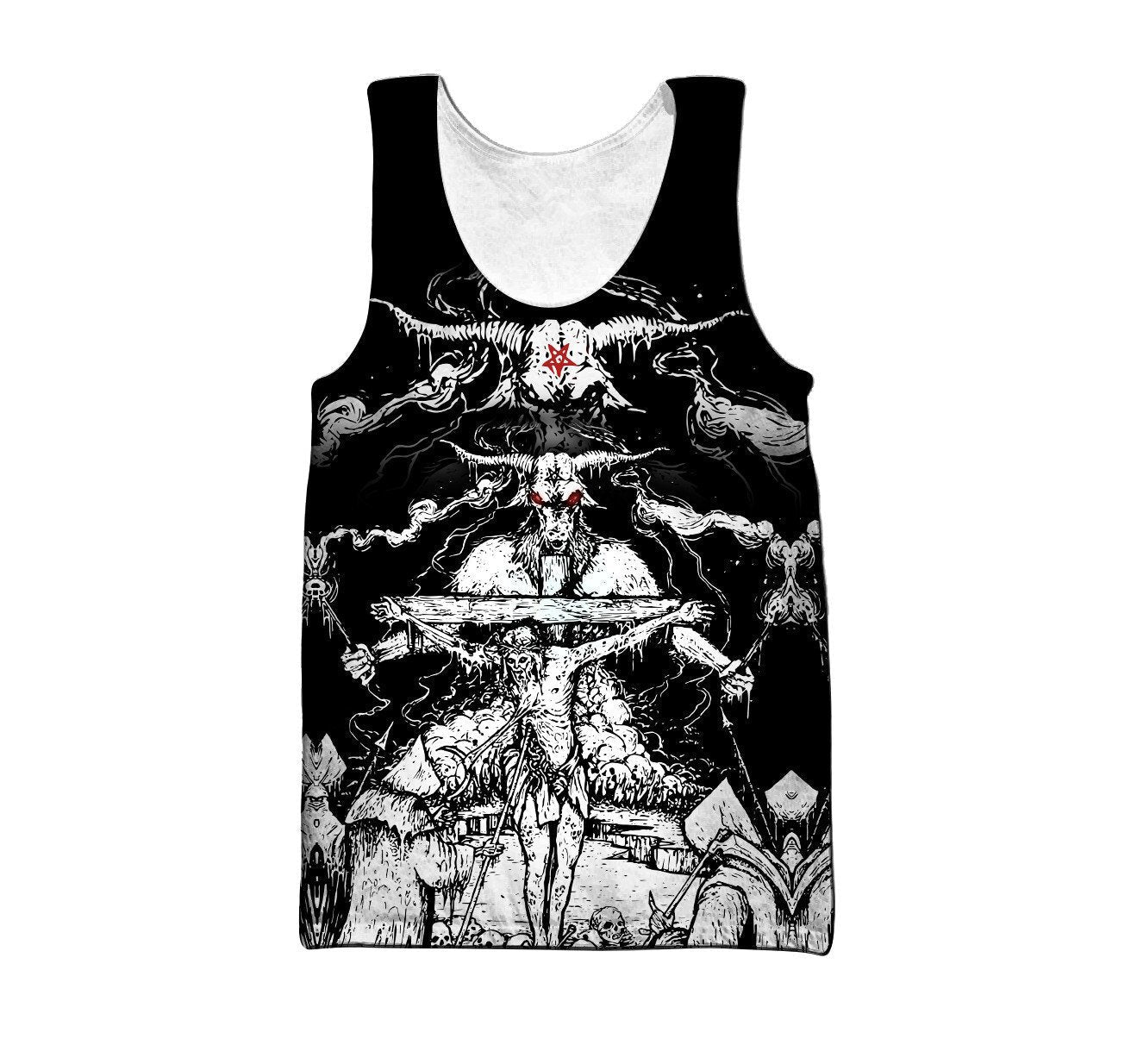 Skull Satanic Hoodie For Men And Women VP30122001