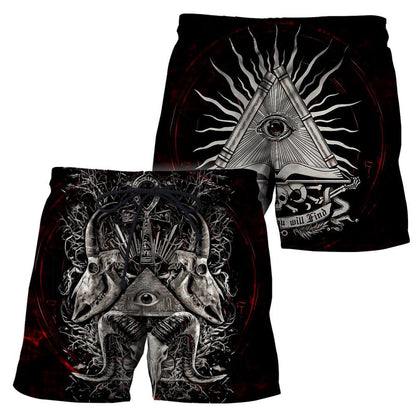 Skull  Satanic Hoodie For Men And Women TNA12302002