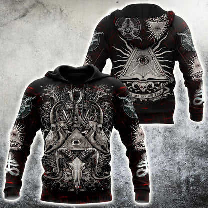 Skull  Satanic Hoodie For Men And Women TNA12302002
