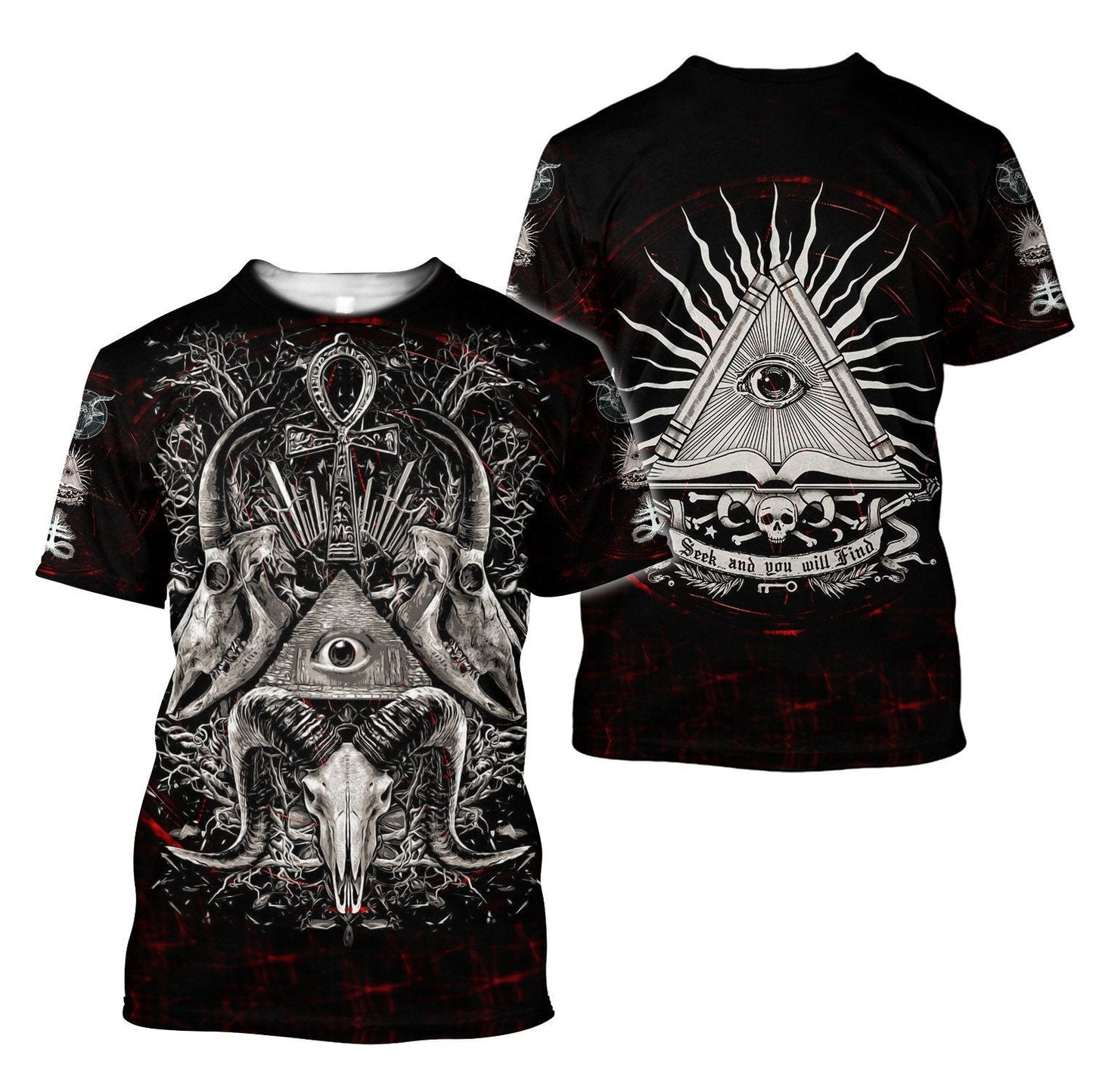 Skull  Satanic Hoodie For Men And Women TNA12302002