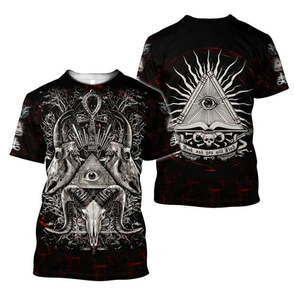 Skull  Satanic Hoodie For Men And Women TNA12302002