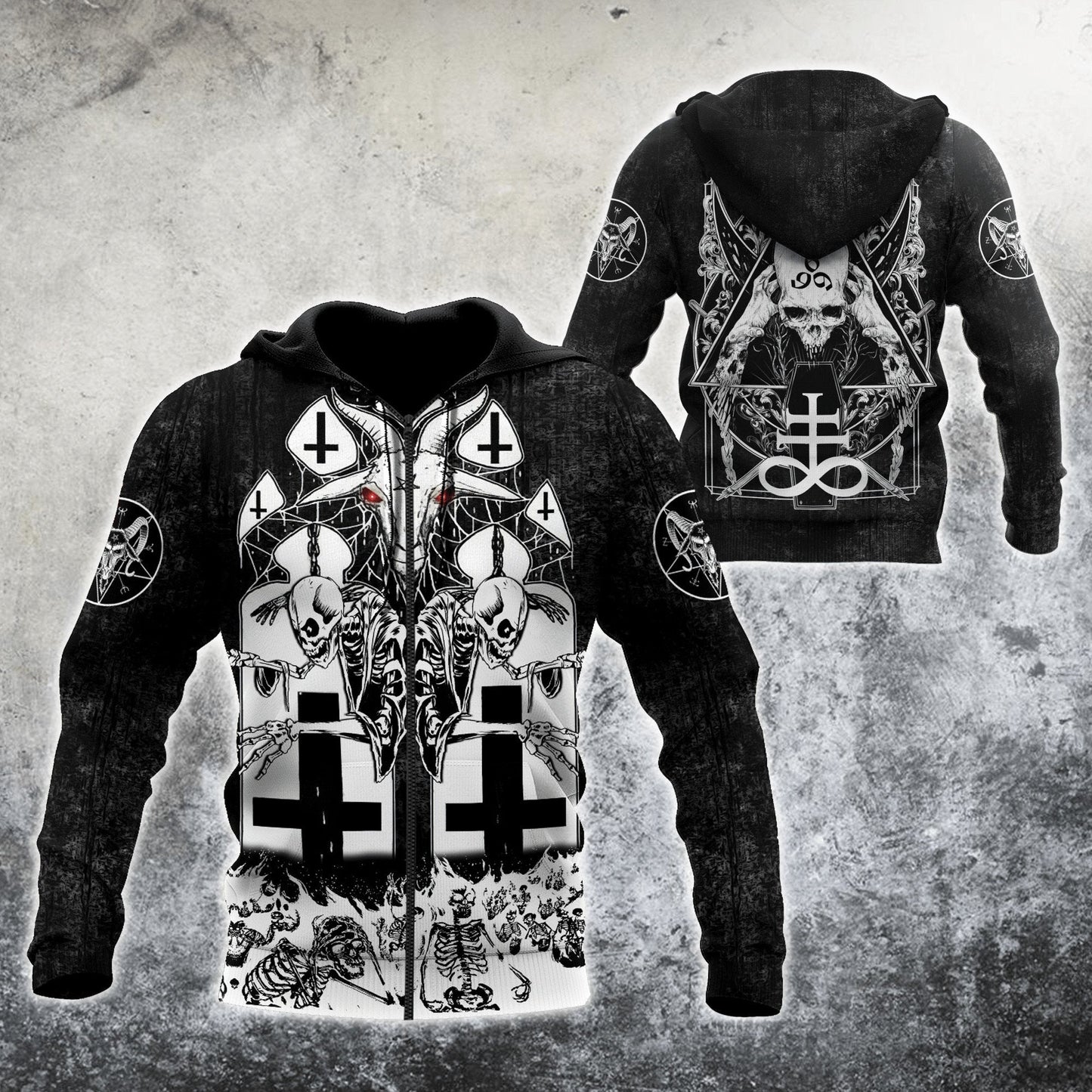 Skull Hoodie For Men And Women SN30122001HH