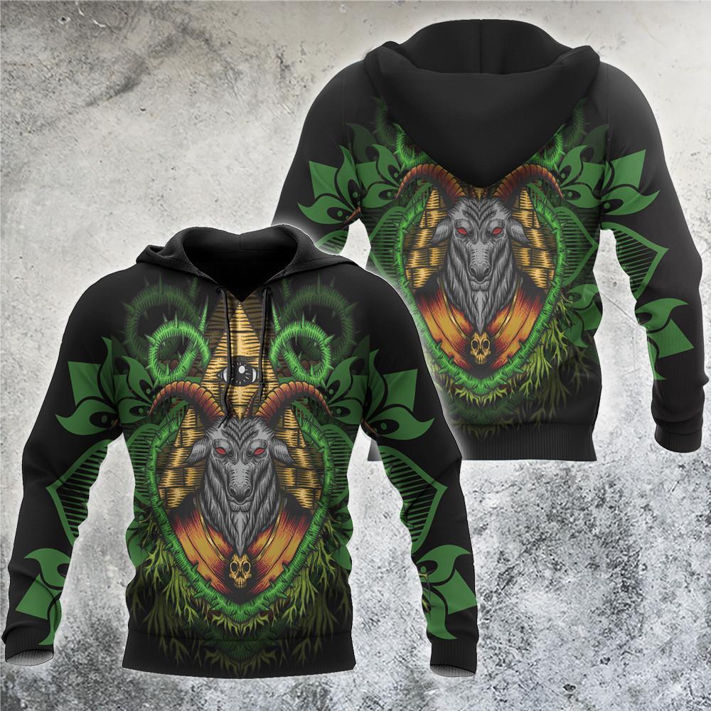 Skull Satanic Hoodie For Men And Women VP31122001