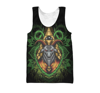 Skull Satanic Hoodie For Men And Women VP31122001