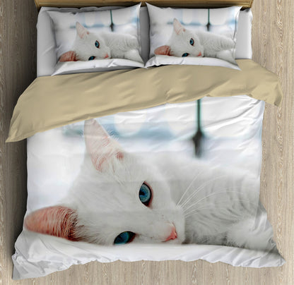 White Cat Bedding Set MH04012001