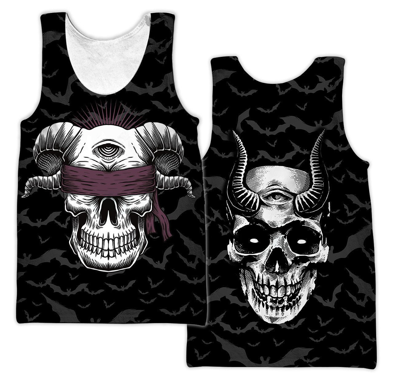 Skull Satanic Hoodie For Men And Women TNA04012101