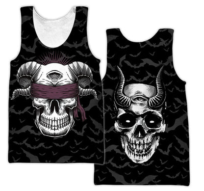 Skull Satanic Hoodie For Men And Women TNA04012101