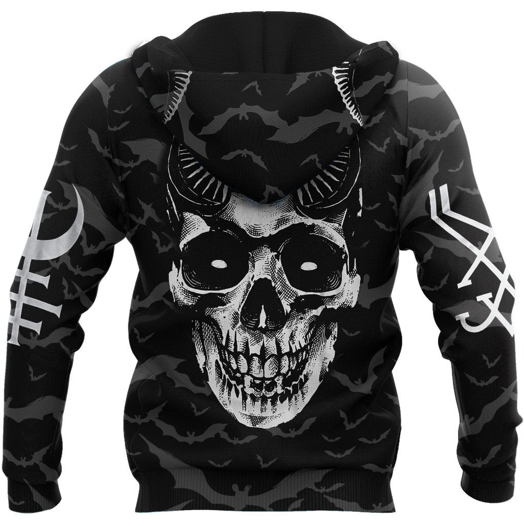 Skull Satanic Hoodie For Men And Women TNA04012101