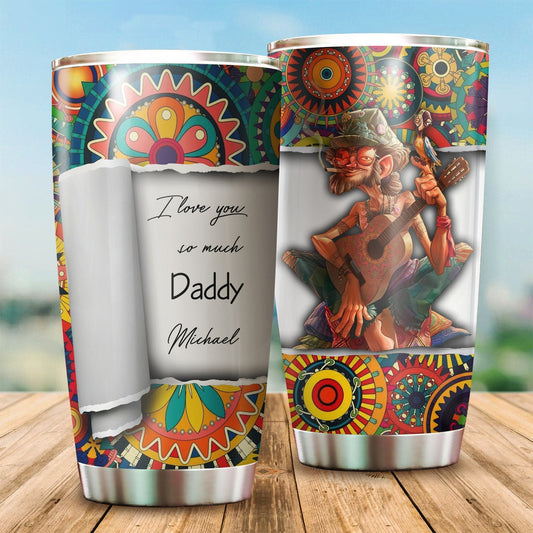 Customize Name Hippie Steel Tumbler PD04012102