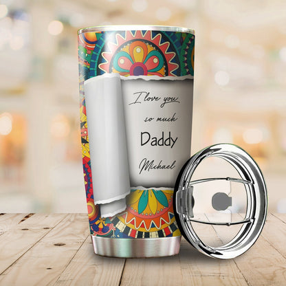 Customize Name Hippie Steel Tumbler PD04012102
