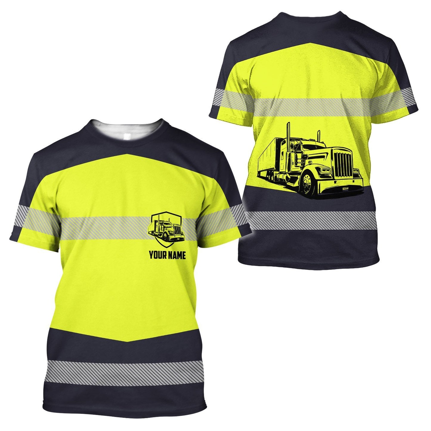 Trucker 3D All Over Printed Shirts For Men and Women