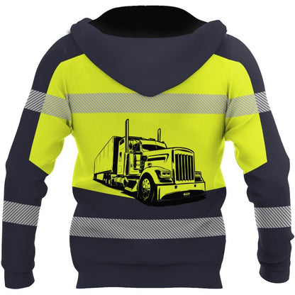 Trucker 3D All Over Printed Shirts For Men and Women