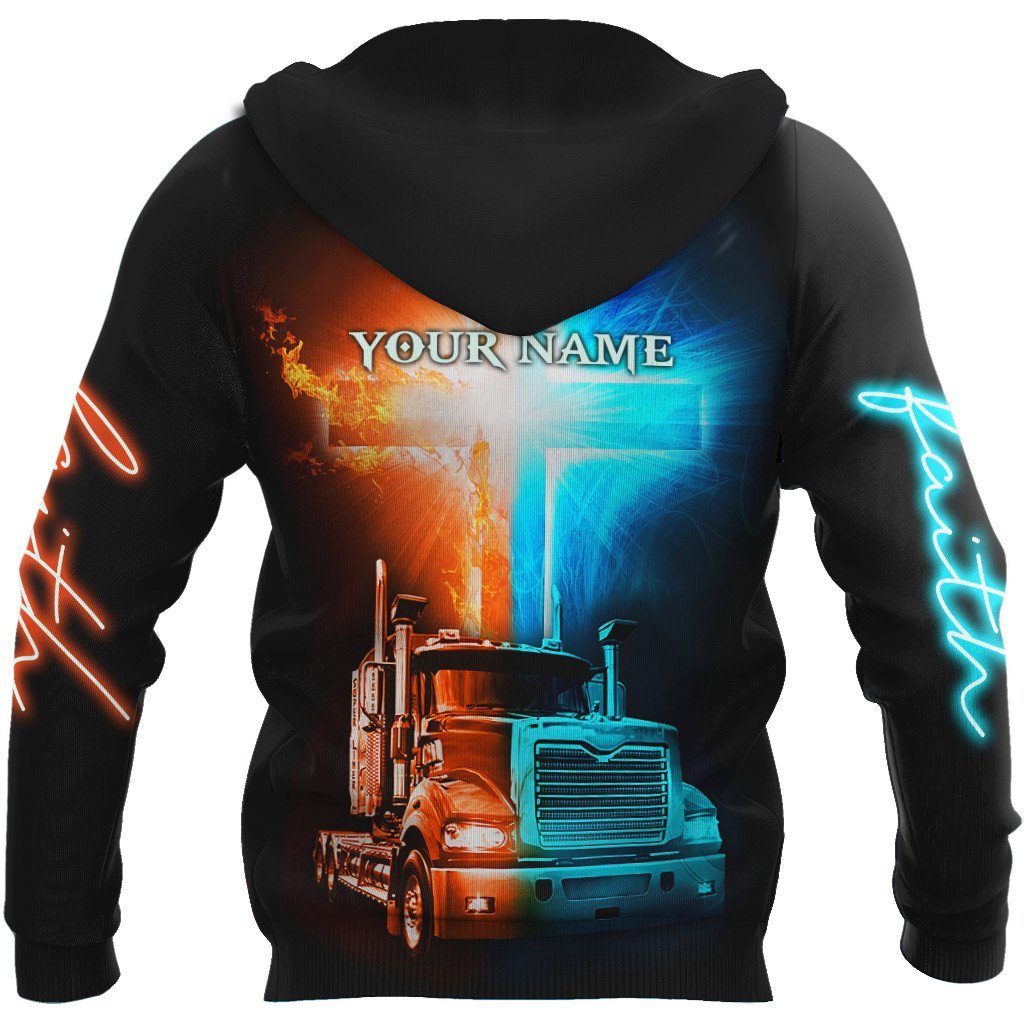 Trucker 3D All Over Printed Shirts For Men and Women