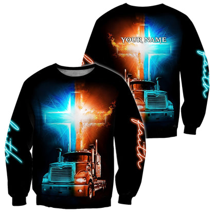 Trucker 3D All Over Printed Shirts For Men and Women