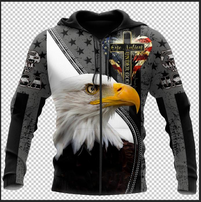 Eagle 3D All Over Printed Shirts