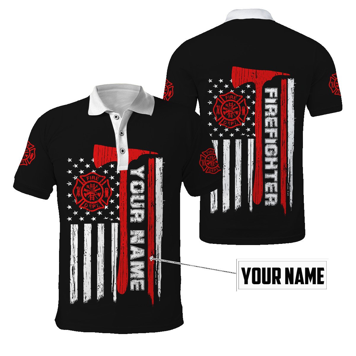 Customize Name Firefighter 3D All Printed Hoodie For Men And Women DA21012001