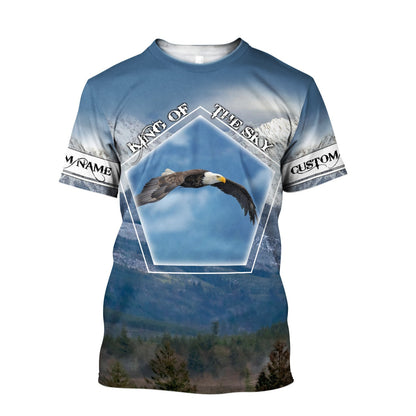 Customize Name Eagle 3D All Over Printed Shirts For Men and Women