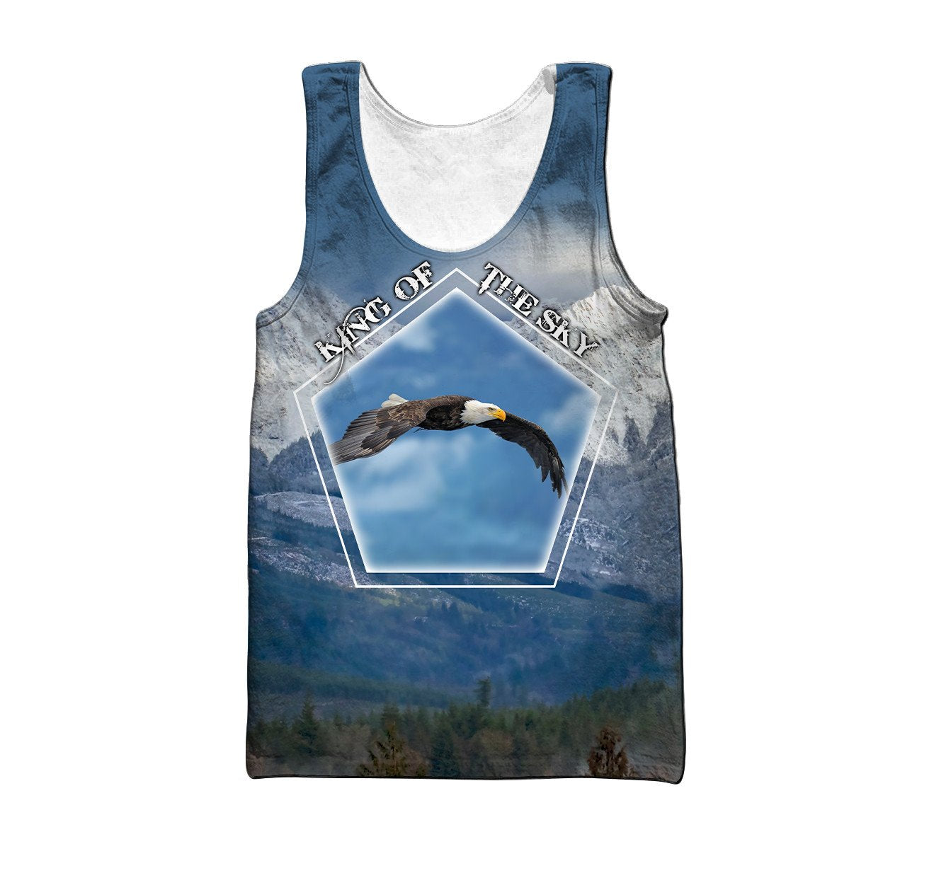 Customize Name Eagle 3D All Over Printed Shirts For Men and Women