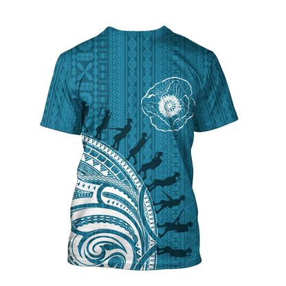 Premium Anzac Day 3D All Over Printed Unisex Shirts
