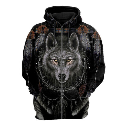 Wolf 3D Over Printed Unisex Shirt