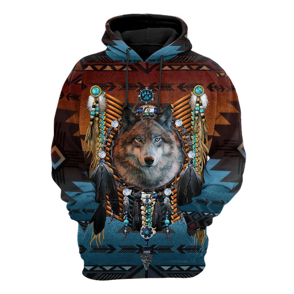 Wolf 3D All Over Printed Unisex Shirts