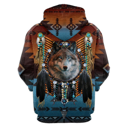 Wolf 3D All Over Printed Unisex Shirts