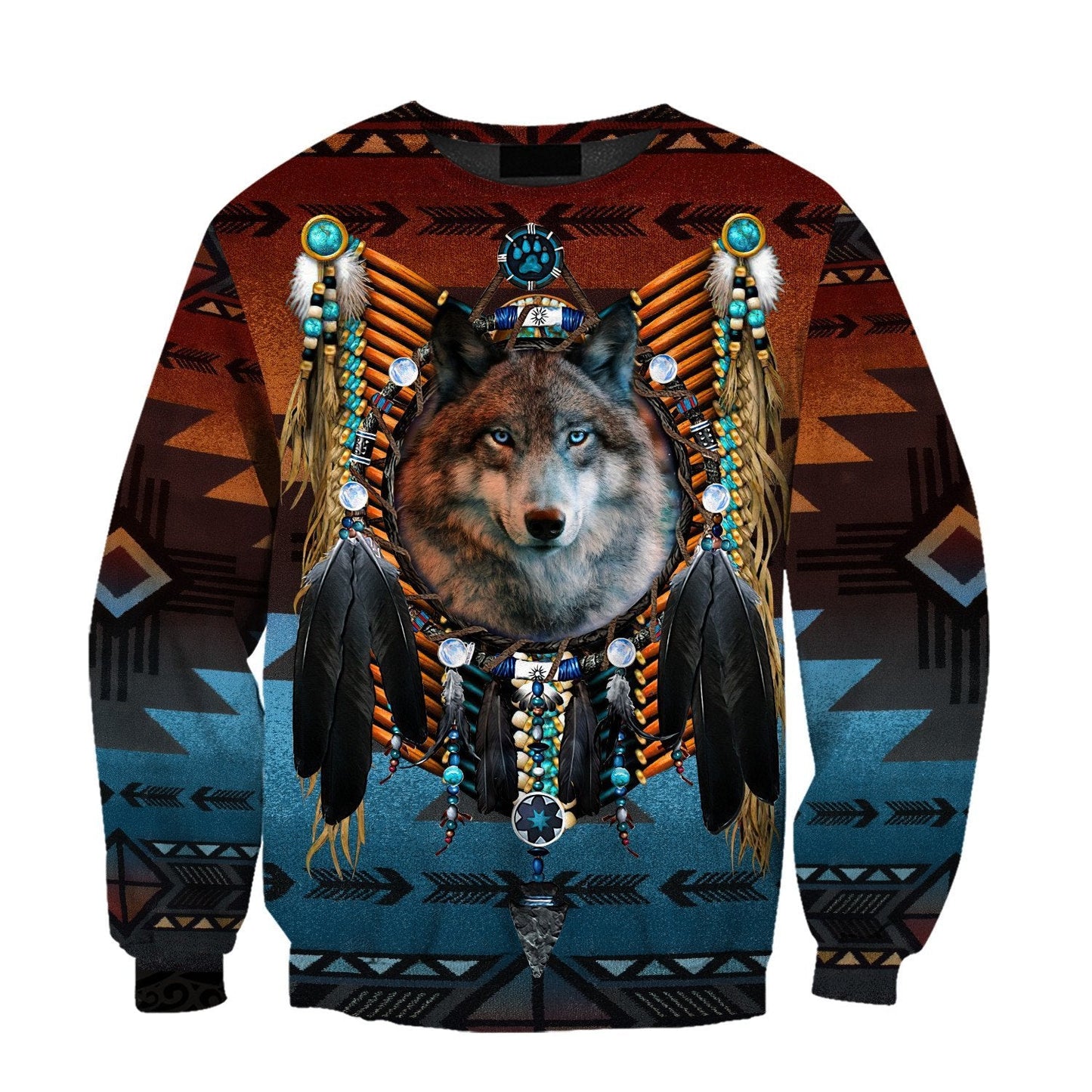Wolf 3D All Over Printed Unisex Shirts