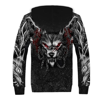 Wolf Tattoo 3D Over Printed Unisex Shirts