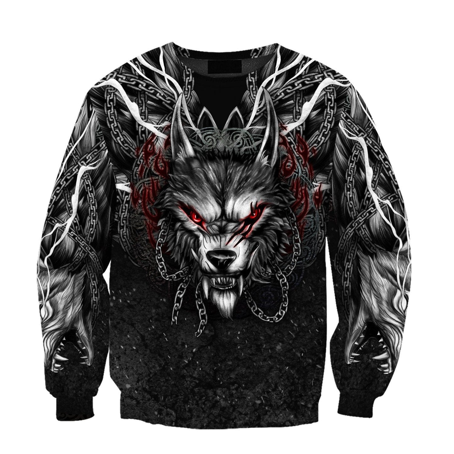 Wolf Tattoo 3D Over Printed Unisex Shirts